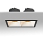 ART-SQ-180x2 LED светильник встраиваемый полуповоротный Downlight   -  Встраиваемые светильники 